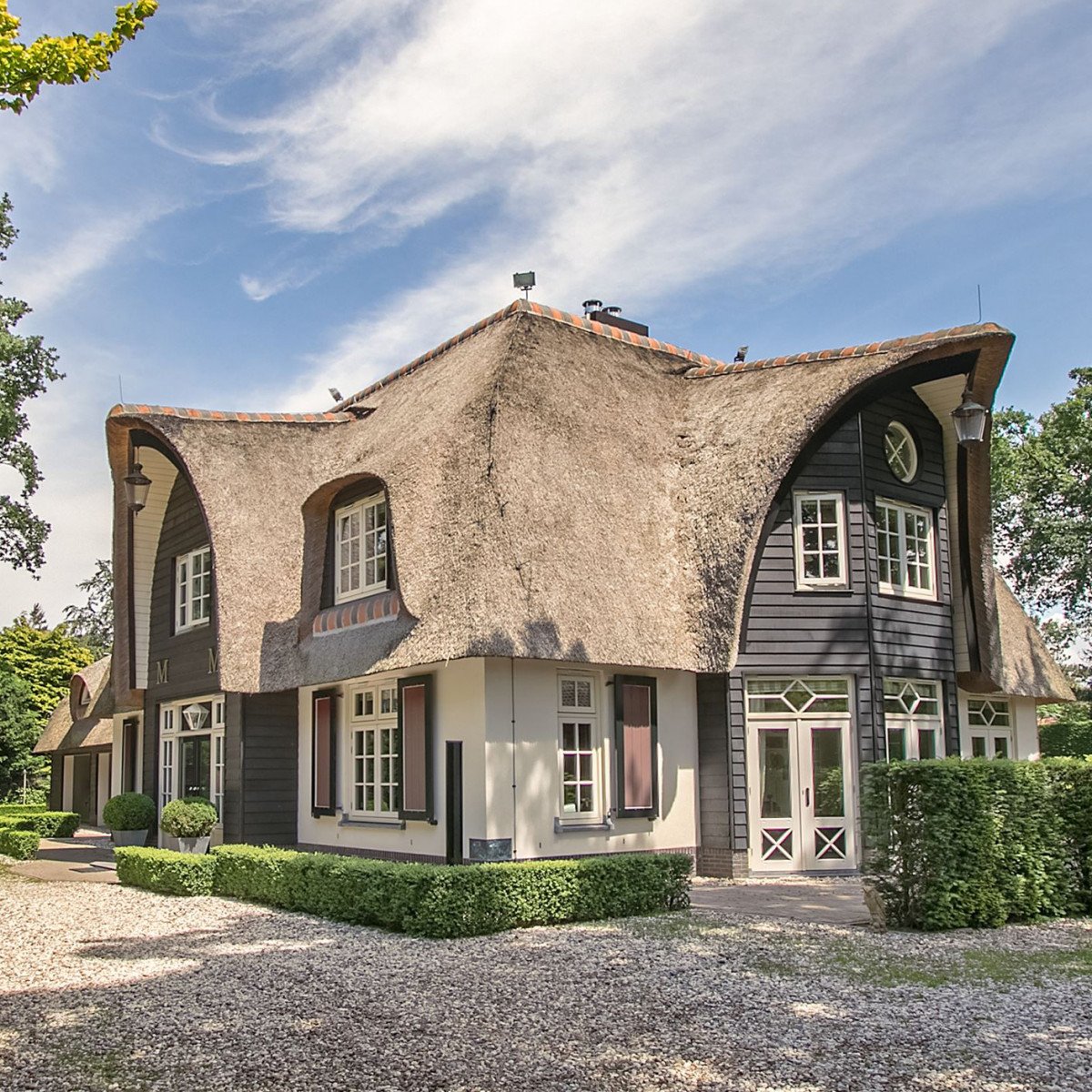 Lampe d'extérieur suspendue à chaîne (1424), modèle K2B  cuivre et alu