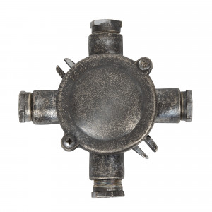 Boîtier X de dérivation style années 30 X en étain | Nostalux.fr