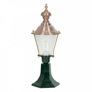 Lampe de jardin sur pied D 207 (1107) de KS Lighting avec lanterne ronde