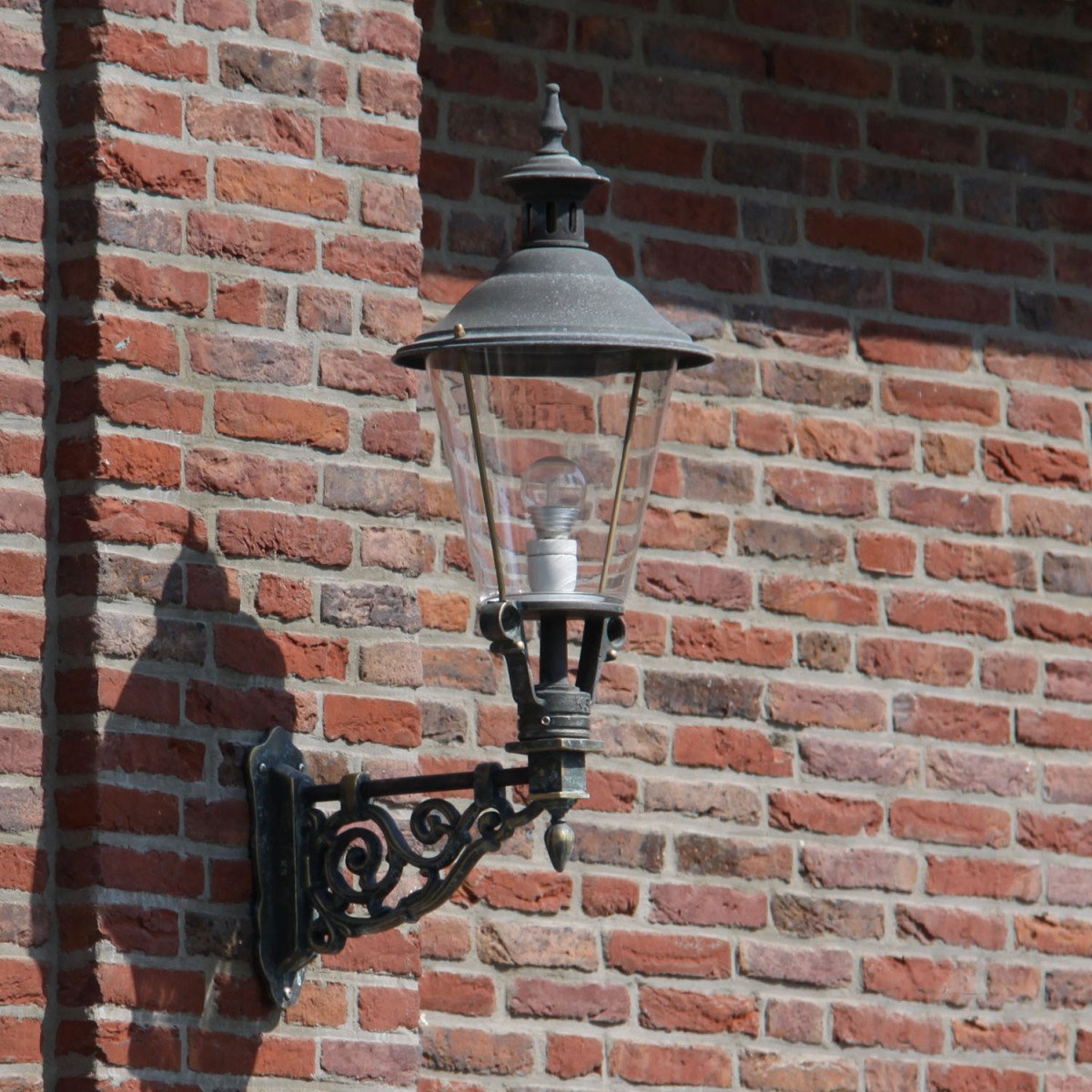 Scheveningen S (1278) - éclairage d'extérieur en bronze et cuivre 