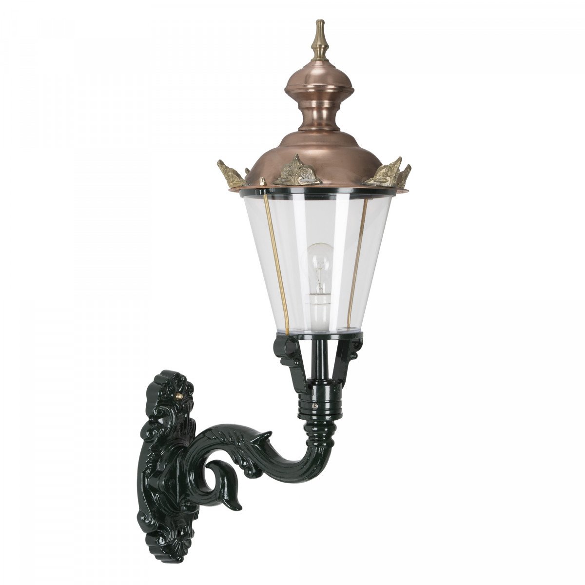lampe d'extérieur Volendam éclairage extérieur avec couvercle en cuivre