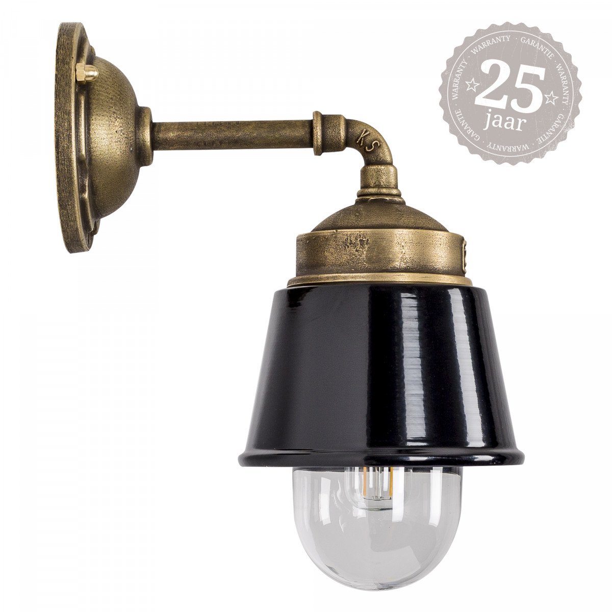 Applique murale pendante industrielle Kostas 90 bronze/cuivre 