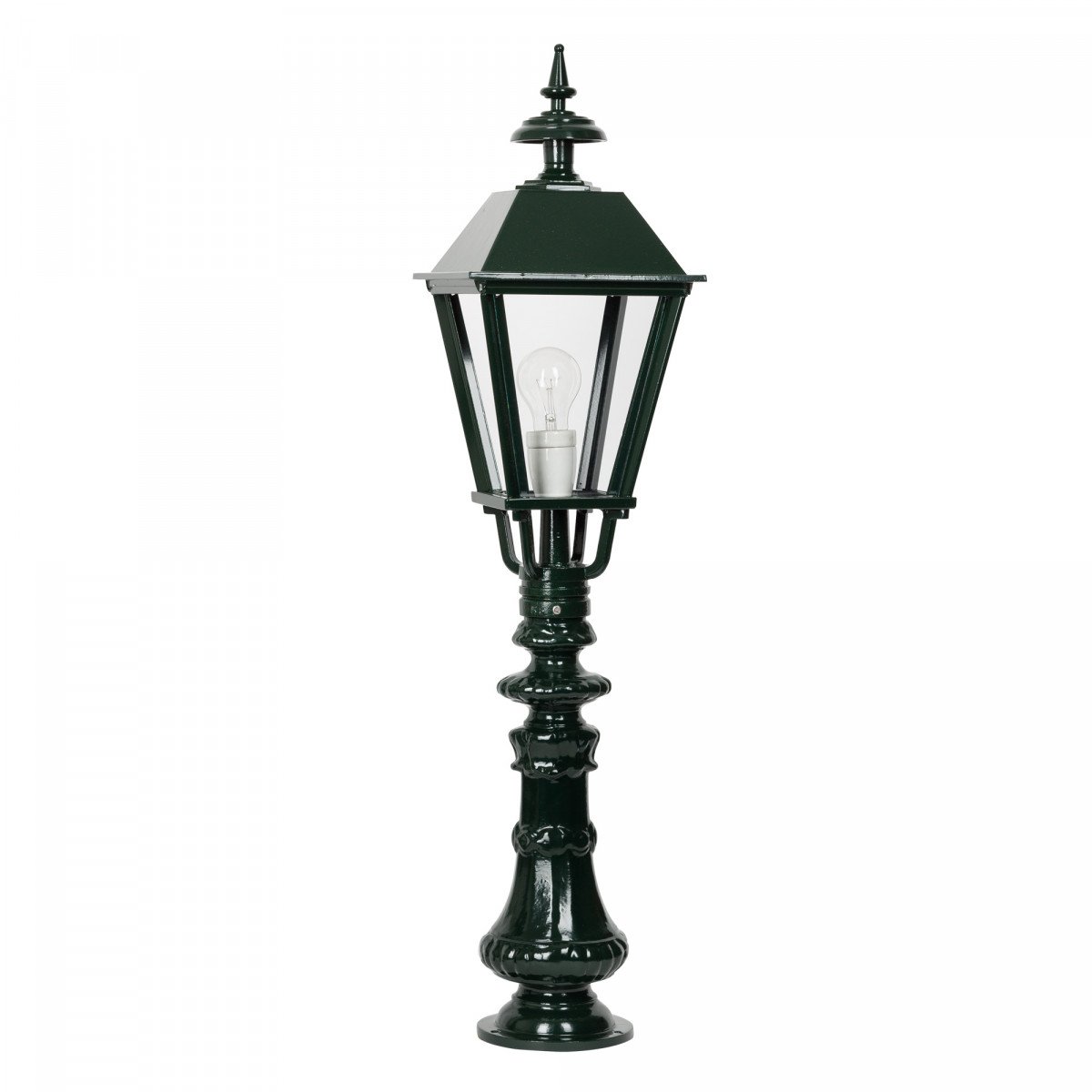 Lampe de jardin sur pied Brighton avec lanterne carrée de  KS Lighting