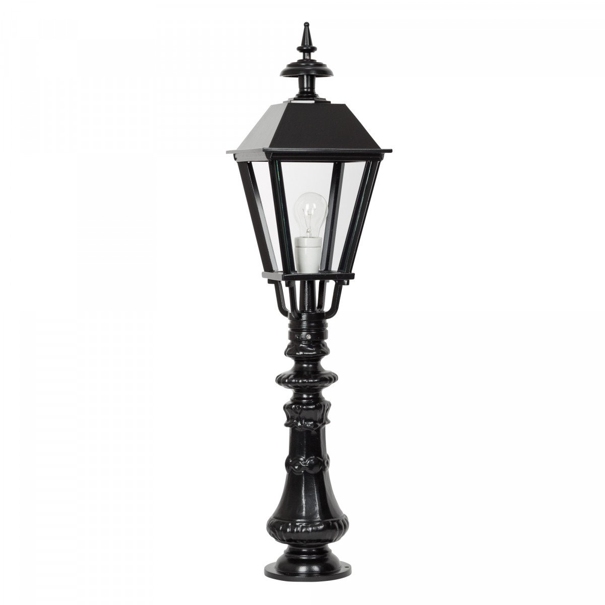 Lampe de jardin sur pied Brighton avec lanterne carrée de  KS Lighting