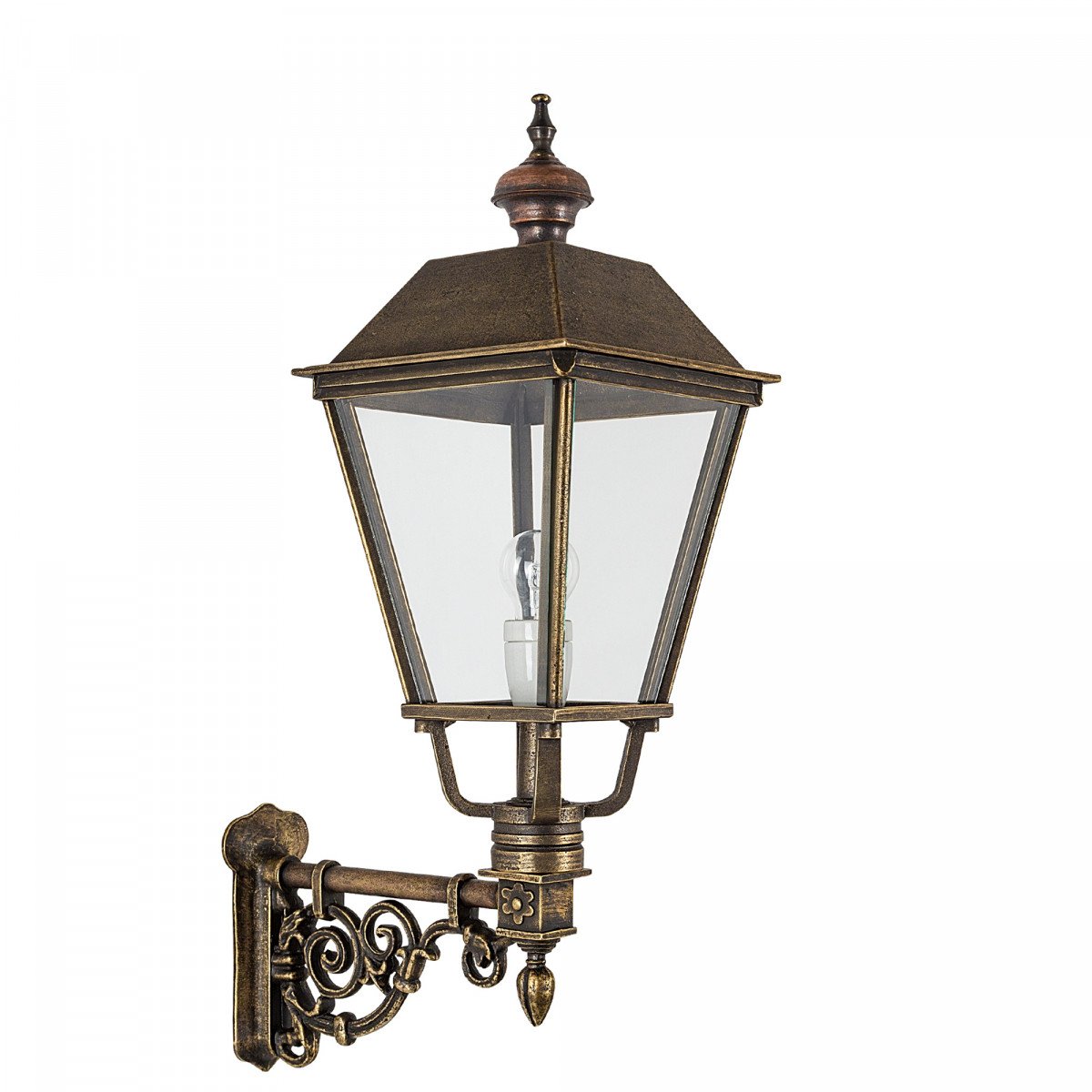 Lampe d'extérieur Brandenburg exclusive en Bronze 