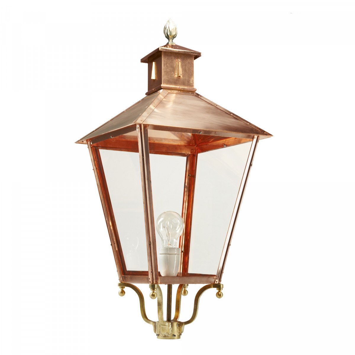 Lanterne avec abat-jour carré Holland L (1450) de KS Lighting
