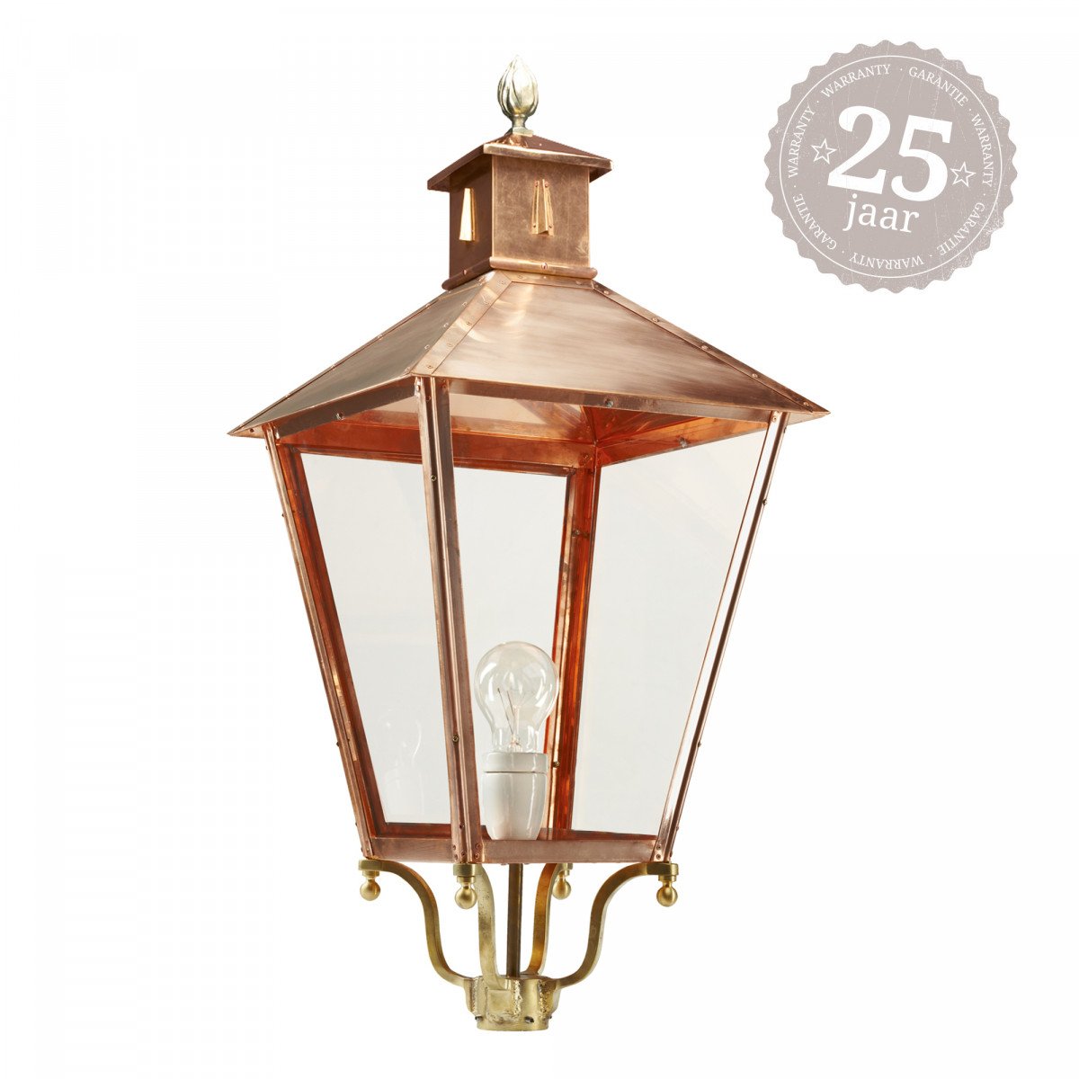 Lanterne avec abat-jour carré Holland L (1450) de KS Lighting