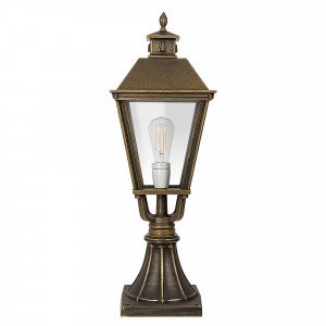 Lampe de jardin sur pied Rijswijk M en bronze