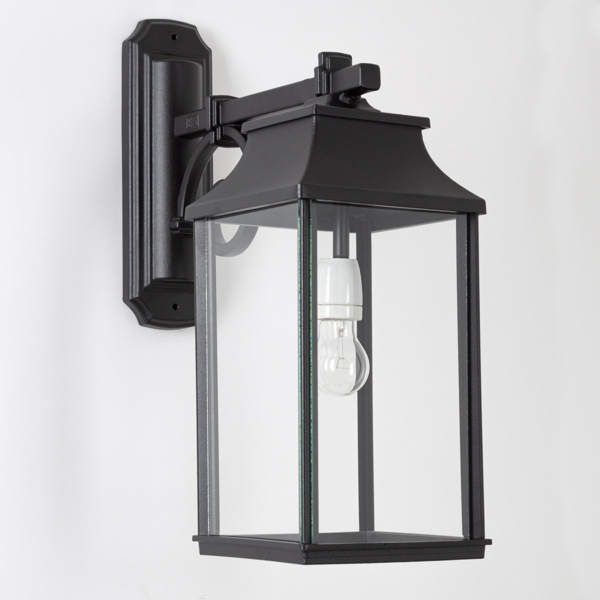 applique d'extérieur pendante élégante exclusive avec verre et culot downlight