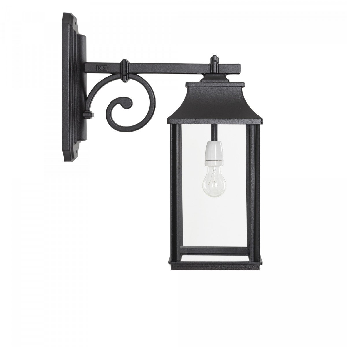applique d'extérieur pendante élégante exclusive avec verre et culot downlight