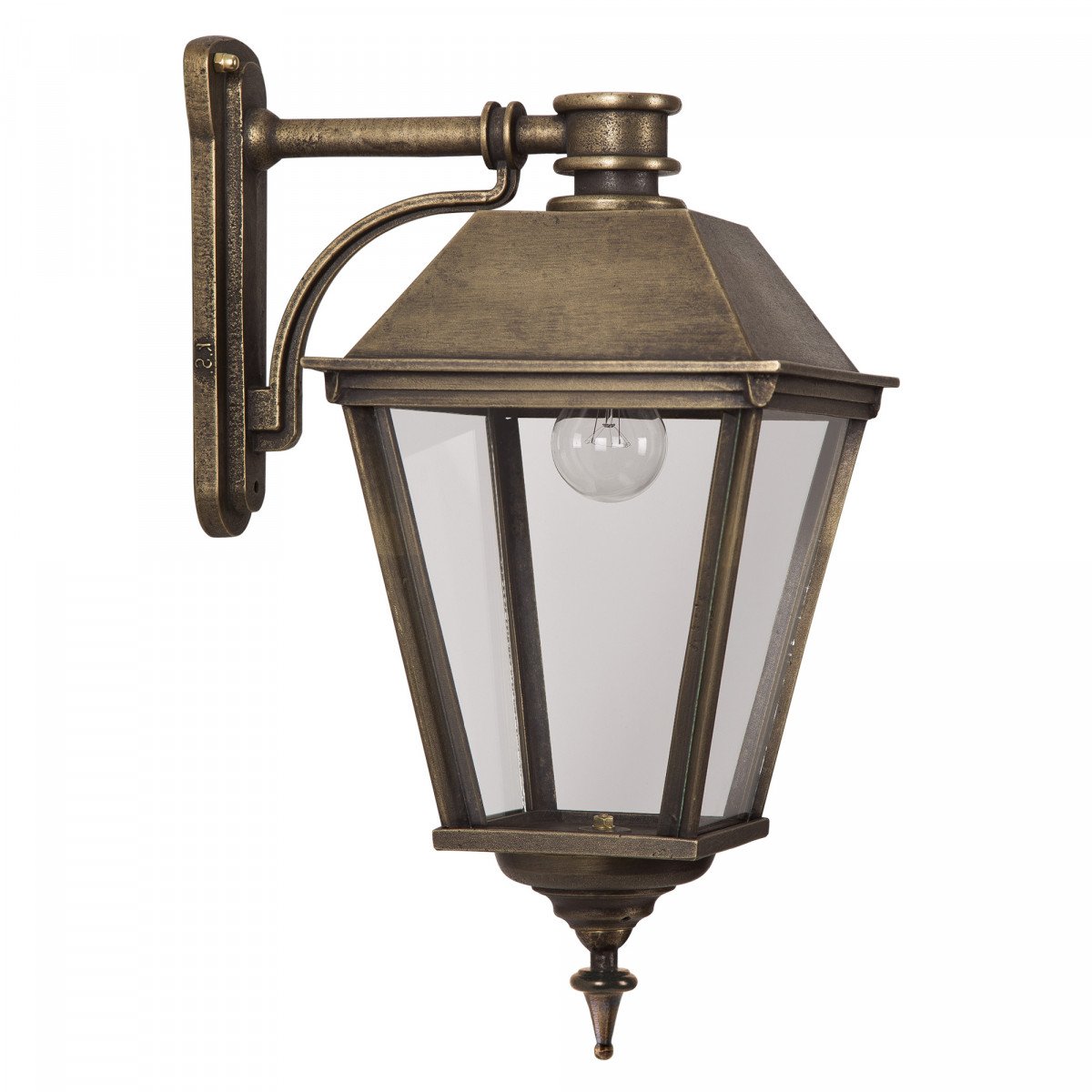 Modèle Halle, lampe d'extérieur applique pendante quatre faces