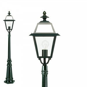 Lampadaire de jardin Maaseick (7176) de KS Lighting avec lanterne carrée 
