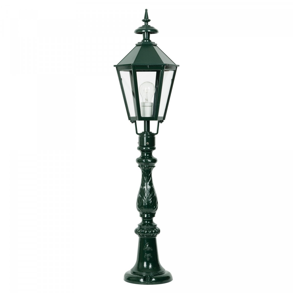 Petit lampadaire de jardin Oxford 14 (1006) de KS Lighting avec lanterne hexagonale