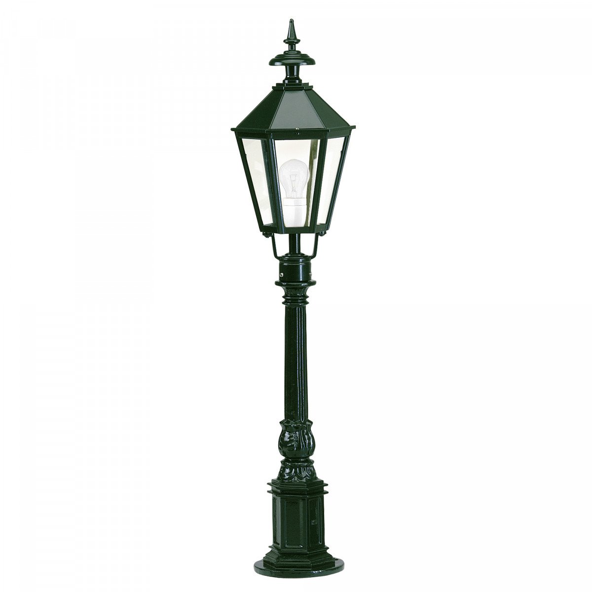 Petit lampadaire de jardin Oxford 18 (1010) avec lanterne hexagonale de KS Lighting