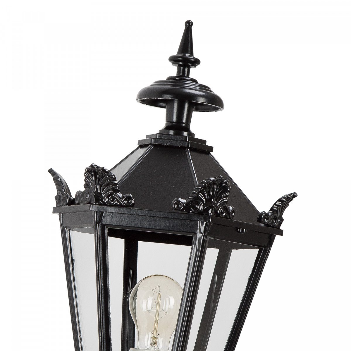 Lanterne hexagonale K7C (1510) avec couronne éclairage d'extérieur de KS Lighting - Abat-jour, poteaux, supports. 