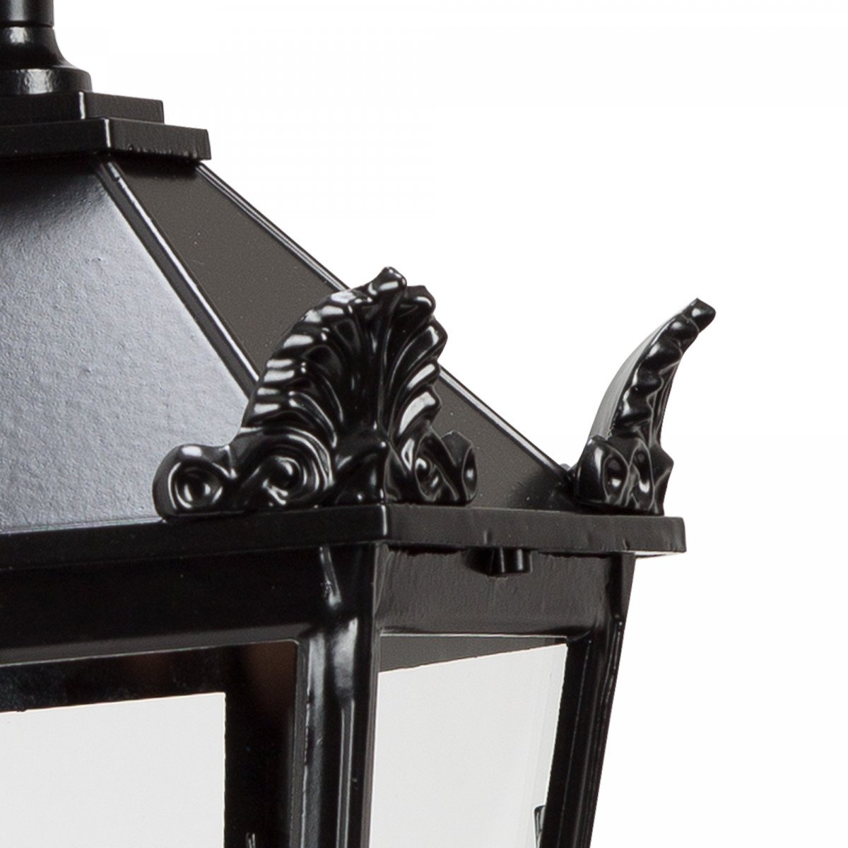 Lanterne hexagonale K7 + couronne (1511) - éclairage d'extérieur - KS Lighting - Abat-jour, poteaux, supports