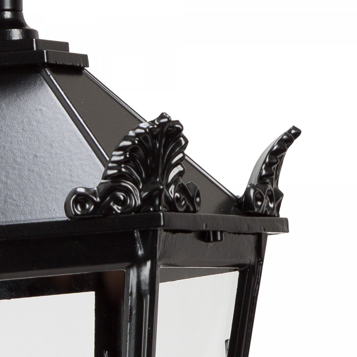 Lampadaire d'extérieur Antwerpen (0409) à 4 lanternes hexagonales KS | Nostalux.fr