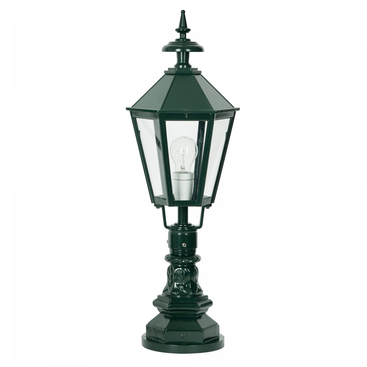 Lampe de jardin sur pied Elbe de KS Lighting avec lanterne hexagonale