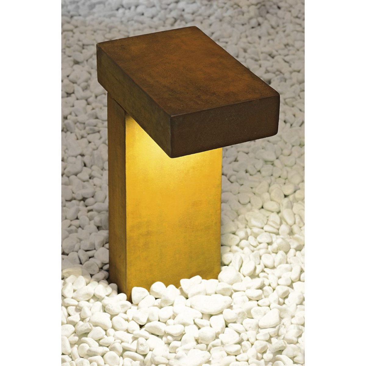 Lampe de poche rouillée Acier rouillé 1xgx53