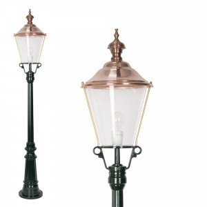 Lampadaire de jardin Flores (5027) avec lanterne ronde de KS Lighting 