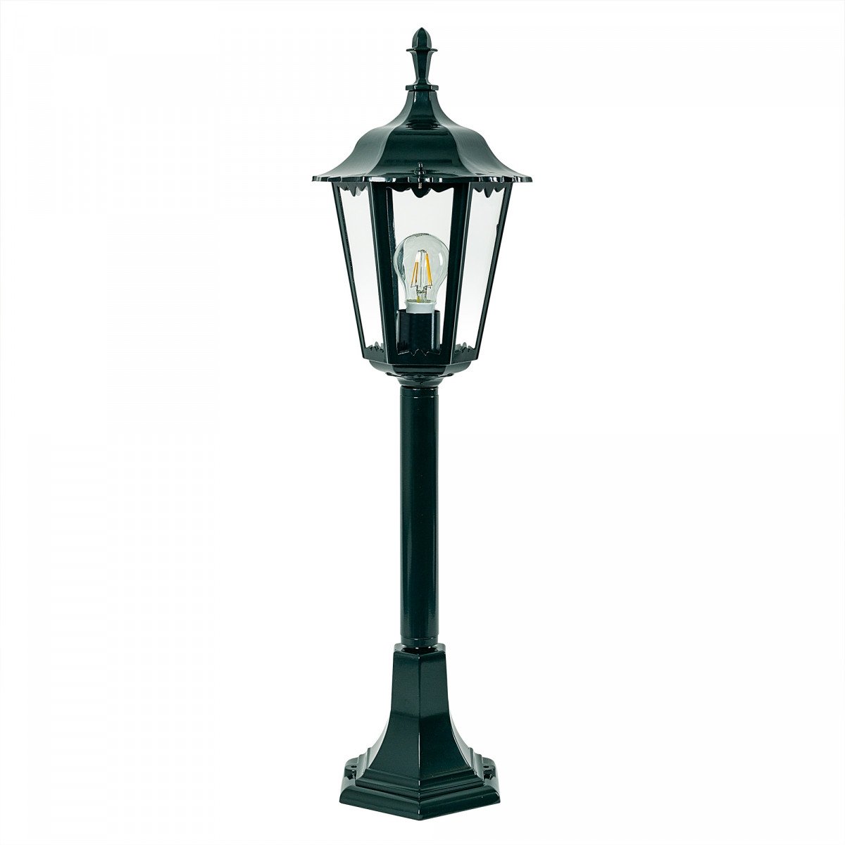 Lampe de jardin sur pied Ancona terras 2 de KS Lighting avec lanterne hexagonale