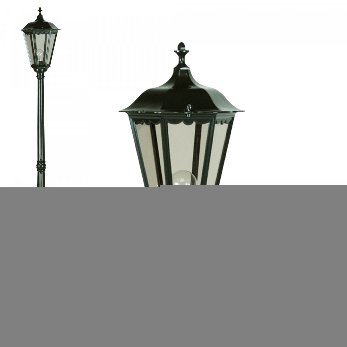 Lampadaire de jardin Bergamo lanterne B de KS Lighting