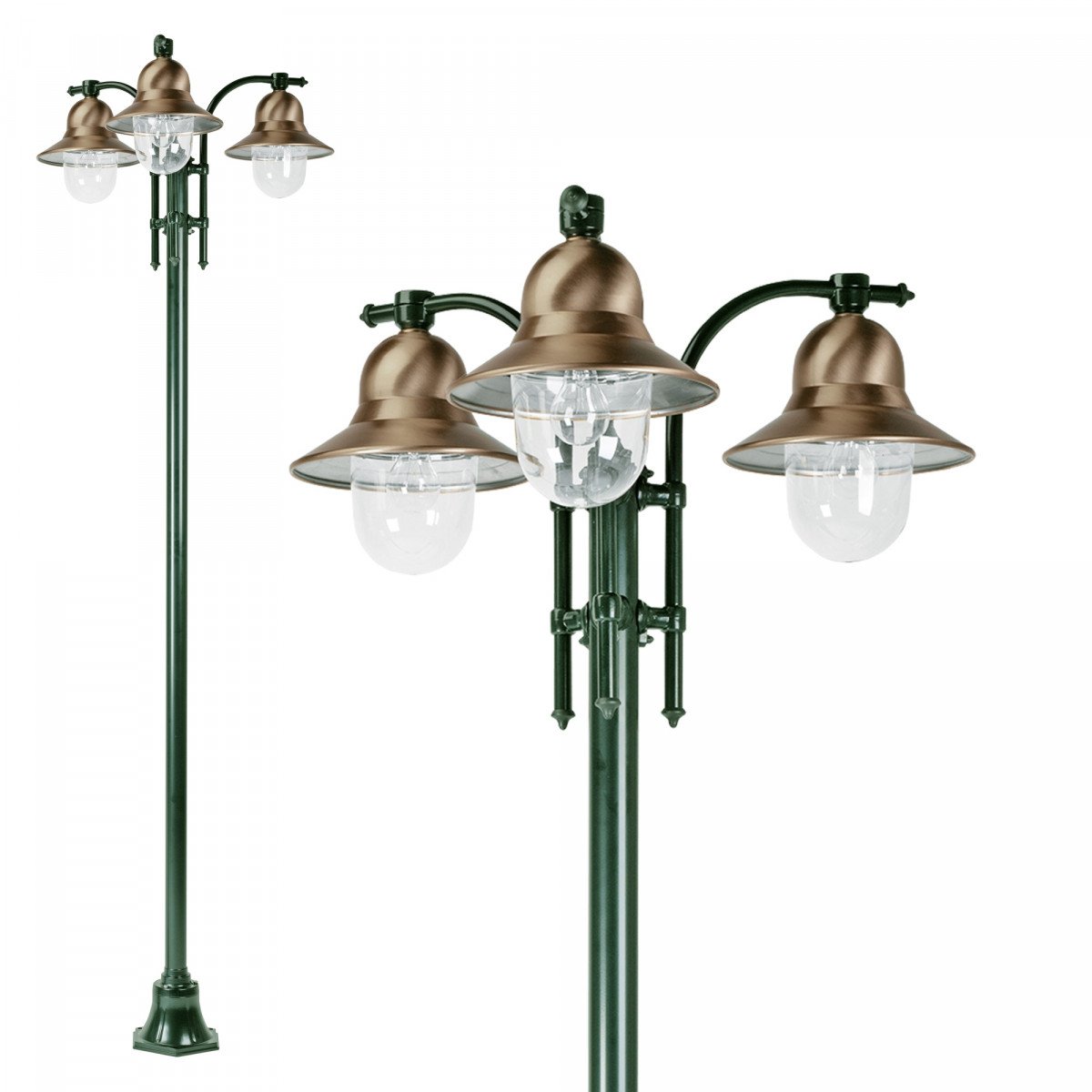 Lampadaire Toscane 3 branches de KS Lighting