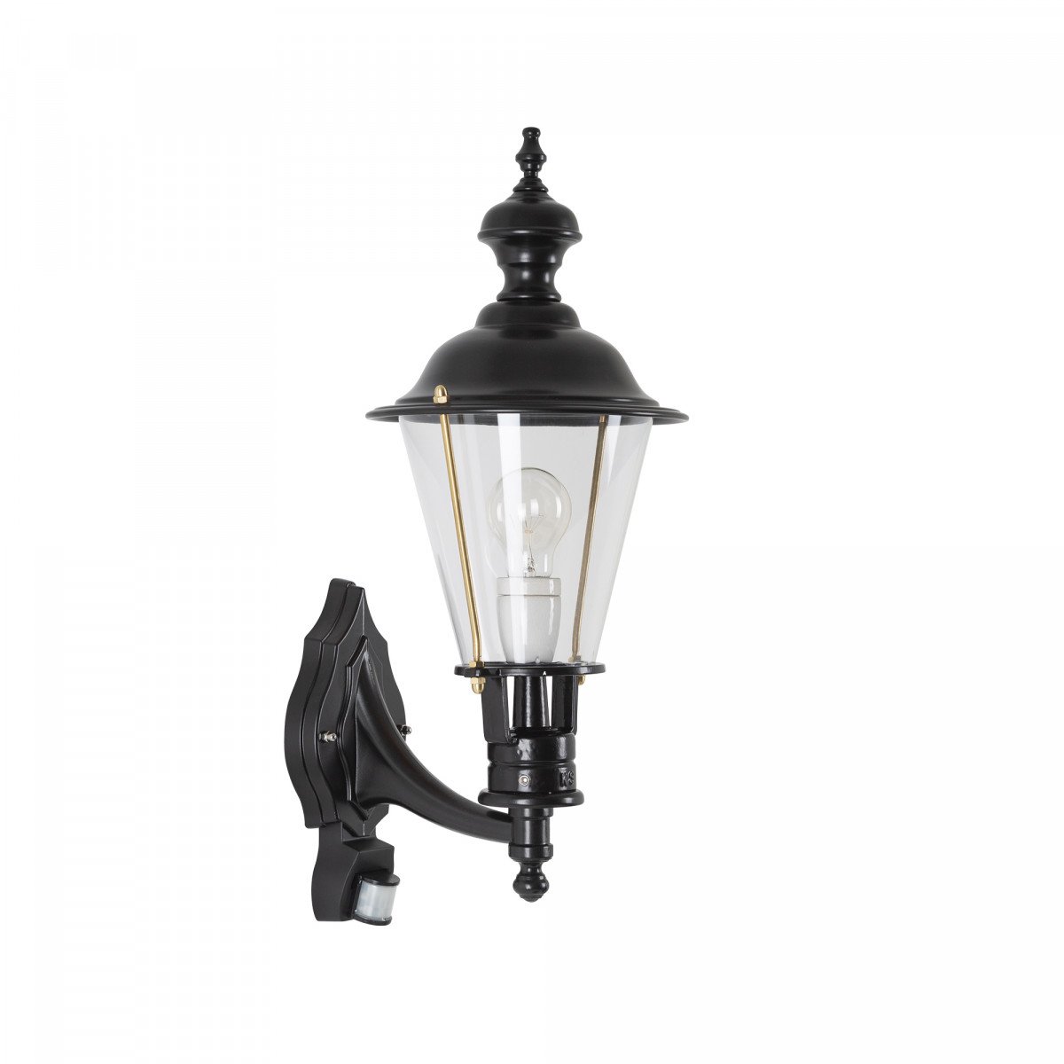 Applique d'extérieur montante Wigan (5757) avec capteur de mouvement de KS Lighting