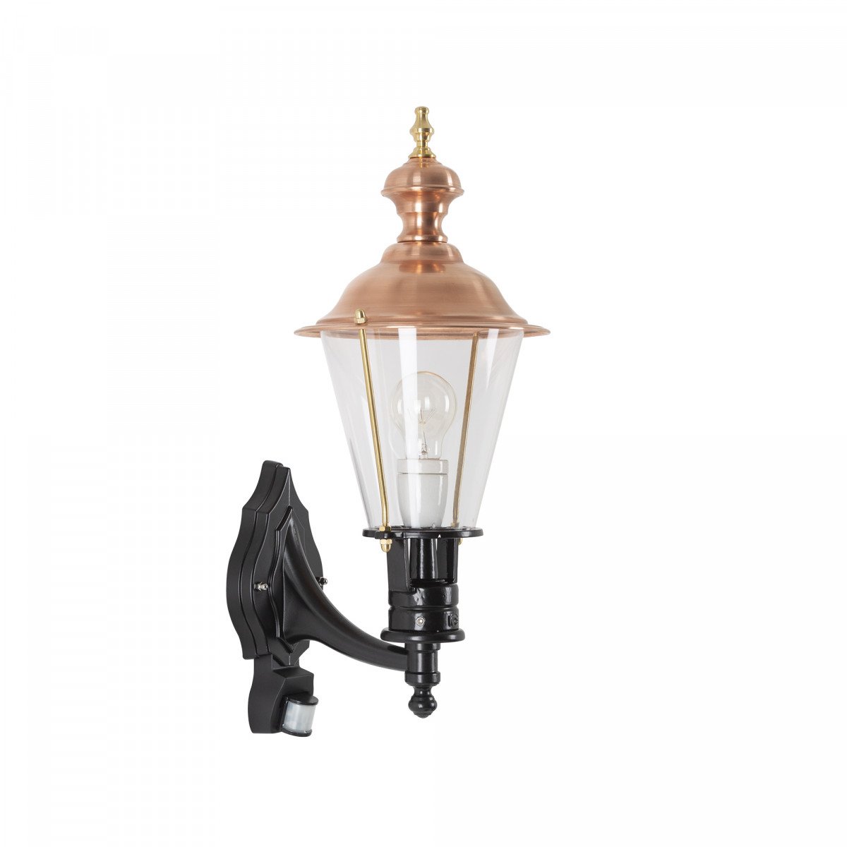 Applique d'extérieur montante Wigan (5757) avec capteur de mouvement de KS Lighting