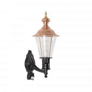 Applique d'extérieur montante Wigan (5757) avec capteur de mouvement de KS Lighting