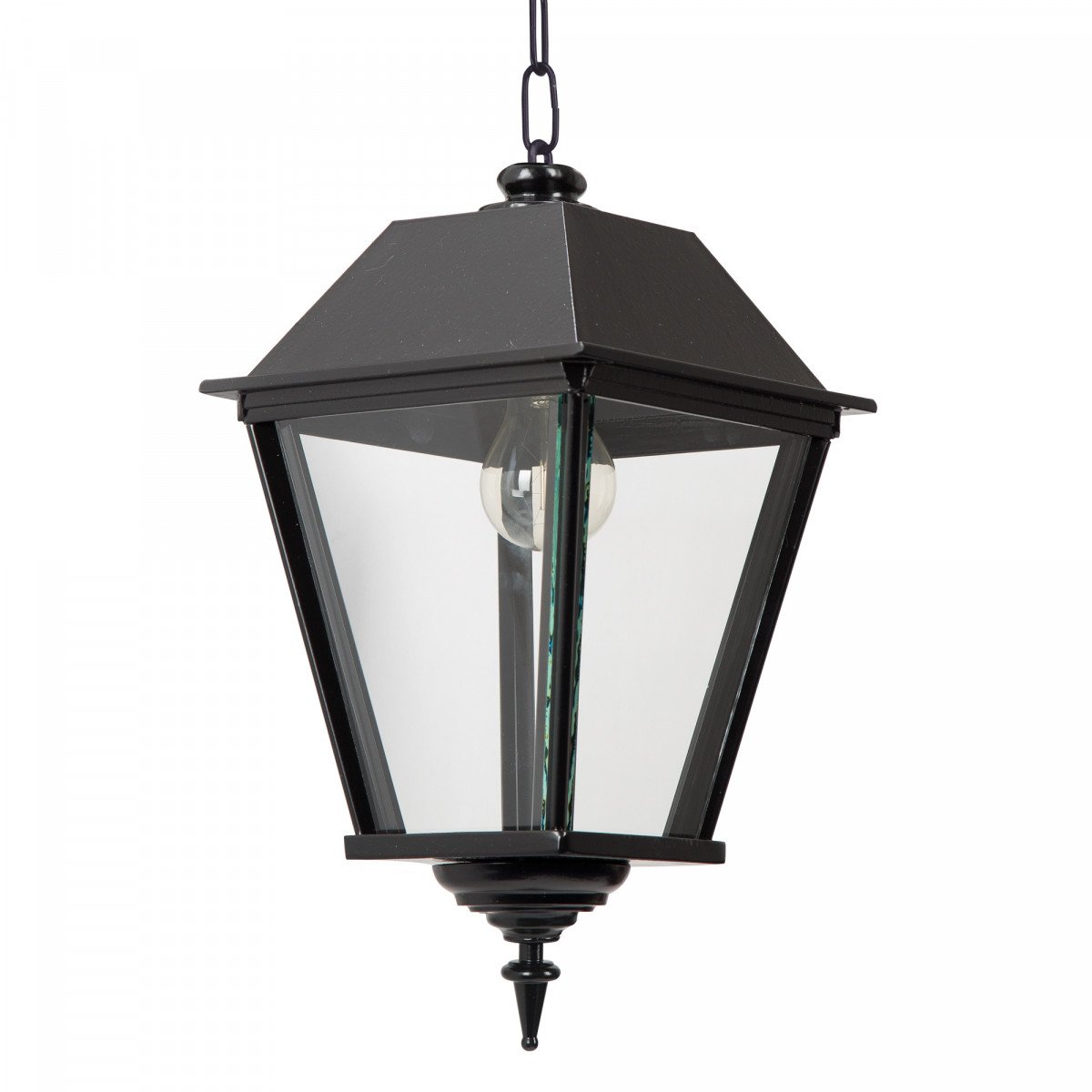 Lampe d'extérieur suspendue à chaîne, K6B (1481) classique, carrée 