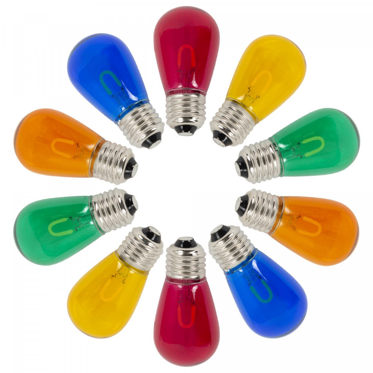 Guirlande lumineuse Patio (6868) 10 m avec 12 ampoules couleurs avec LED | Nostalux.fr