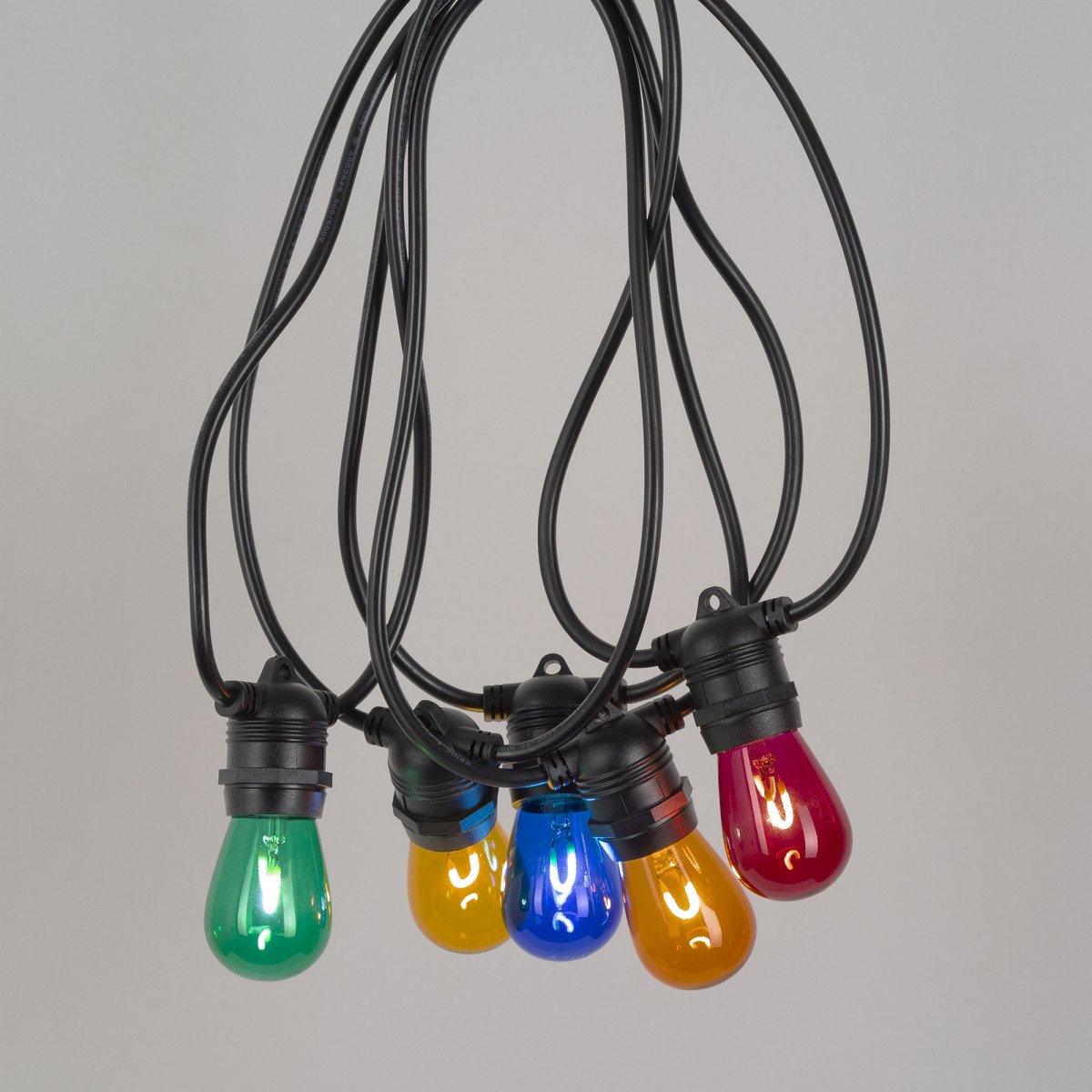 Guirlande lumineuse Patio 40 m couleurs avec LED 48 ampoules | Nostalux.fr