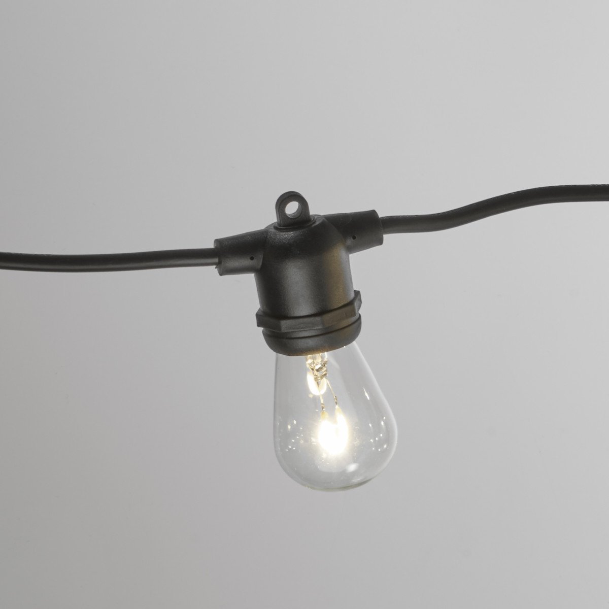 Guirlande lumineuse Patio 10 m (6861) verre transparent LED 12 culots | Nostalux.fr
