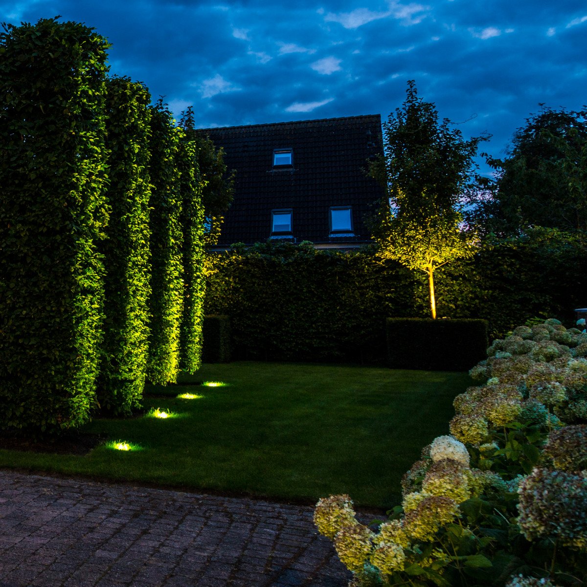 Spot au sol encastrable d'extérieur 20 Ø  LED (7078) 