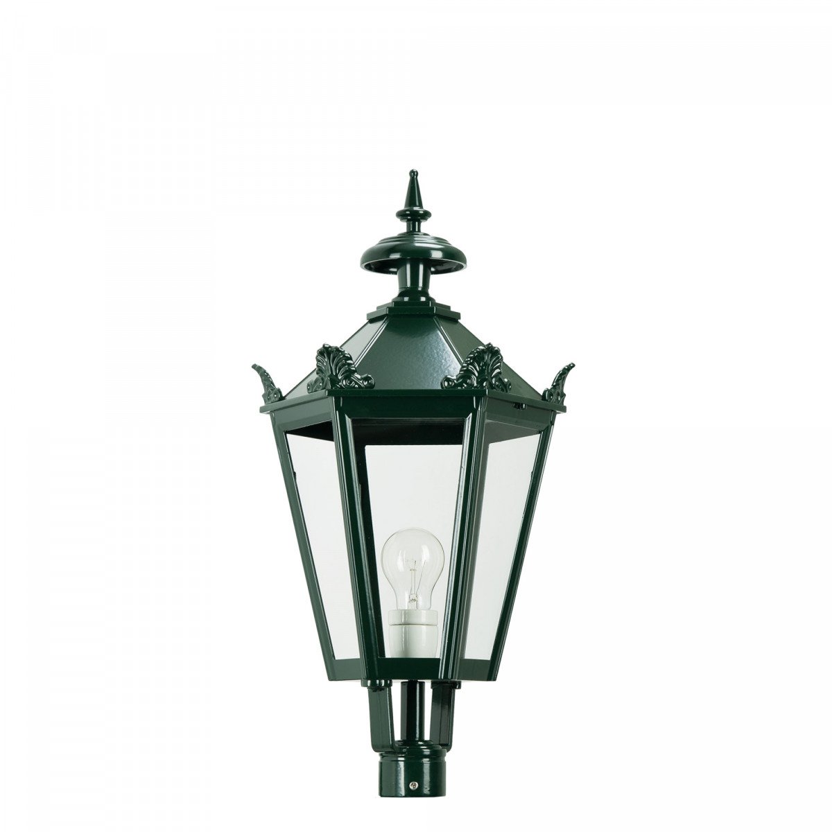 Lanterne hexagonale K7C (1510) avec couronne éclairage d'extérieur de KS Lighting - Abat-jour, poteaux, supports. 