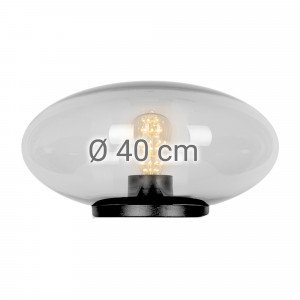  D'éclairage de jardin Sphère ellipse claire avec bride