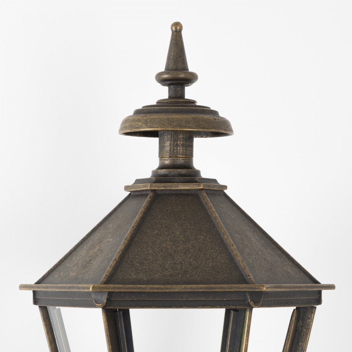 Lampe d'extérieur murale montante Keizer en bronze 
