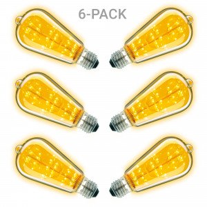 Pack de 6 ampoules Rustic LED (6x5882) - éclairage d'extérieur| Nostalux.fr