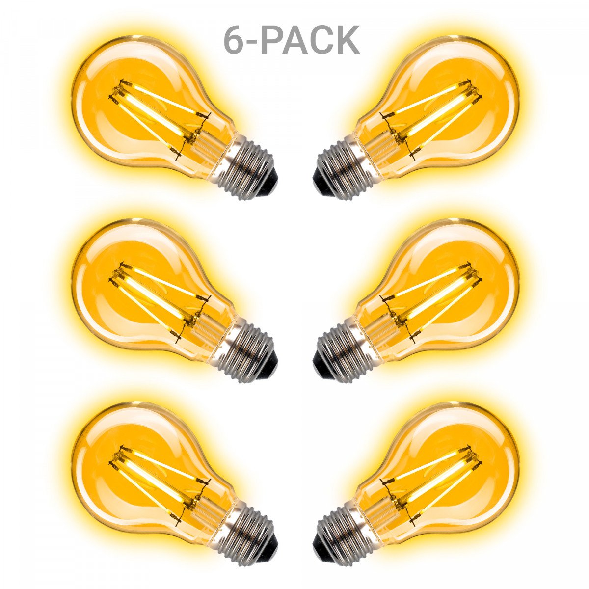 Pack de 6 ampoules Deco LED 3W E27 (6x5884) de KS Lighting | Nostalux.fr