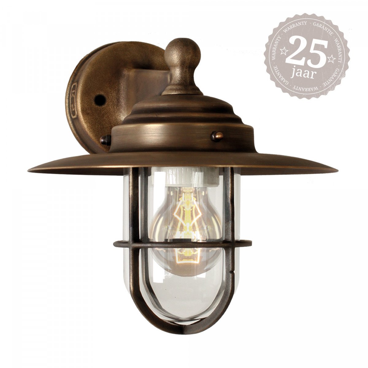 Applique extérieur robuste Labenne bronze et cuivre avec Smart WIFI LED | Nostalux.fr