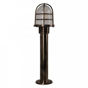 Lampe de jardin sur pied Caspian Bronze antique - Maritime