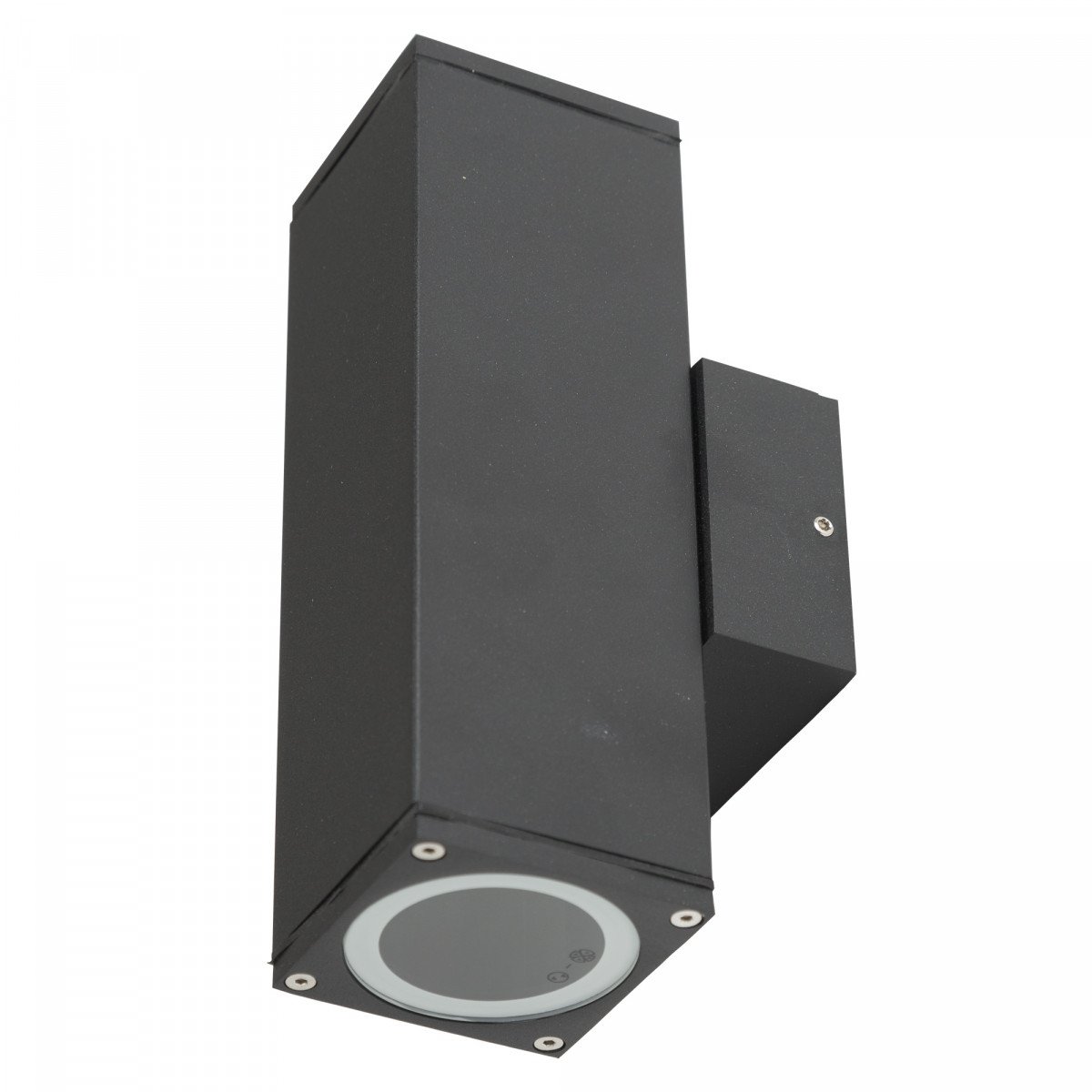 Applique extérieur Kevin double faisceau Noir (7455) Up en down avec capteur LED jour et nuit de la marque KS Lighting