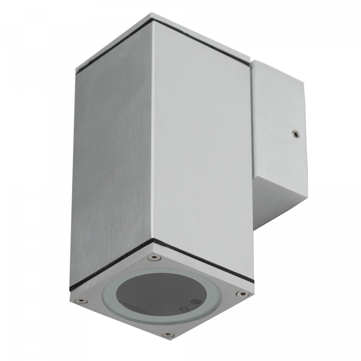 Kelvin Down Titan applique argentée GU10 extérieur IP54