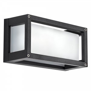 Applique extérieur moderne Brick de couleur noire