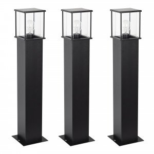 Lot de 3 potelets extérieur Astro 1  noir de KS Lighting