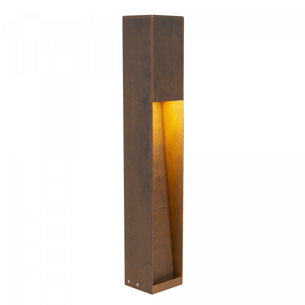 Buitenlamp Levi terras modern vormgegeven buitenverlichting in de kleur corten