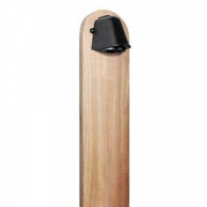 Lampe de jardin spot noir sur pied en bois Offshore (1287) maritime   Lampe de jardin spot noir sur pied en bois Offshore (1287) maritime