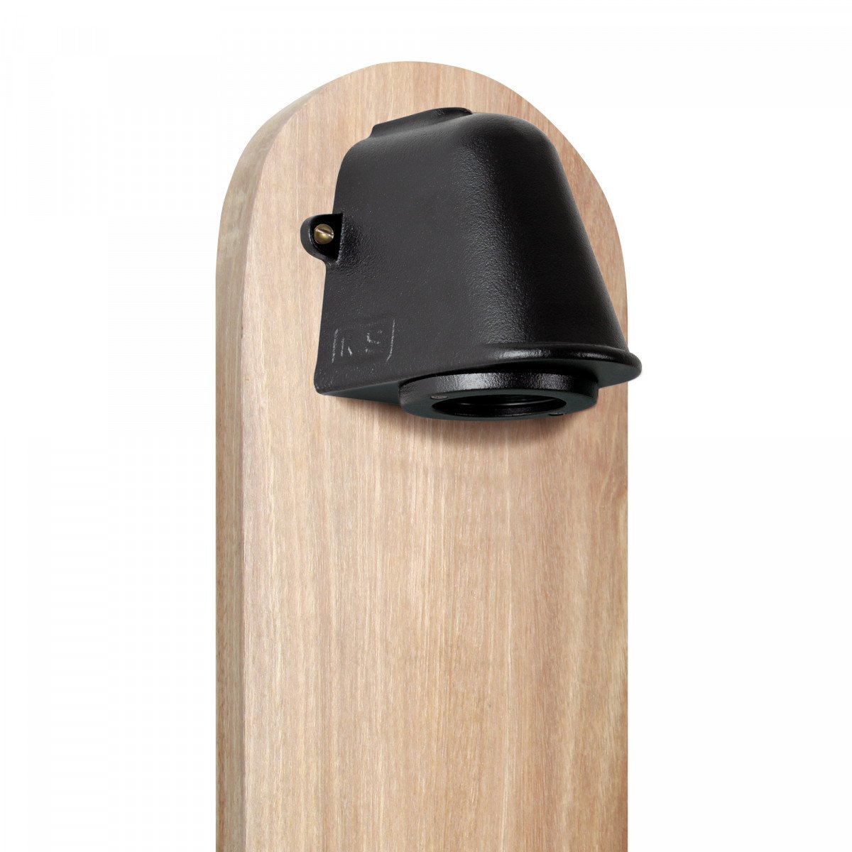 Lampe de jardin spot noir sur pied en bois Offshore (1287) maritime  