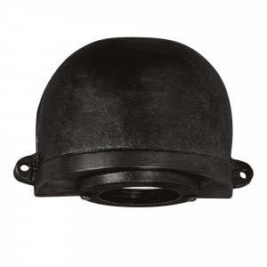 Spot mural d'extérieur noir Dusky en aluminium brut série maritime 